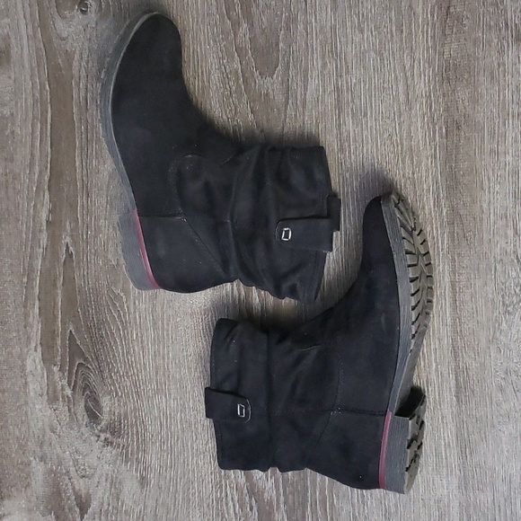 Nine West Stacey Faux Suede Ankle Booties Size 7.5 - Picture 7 of 12